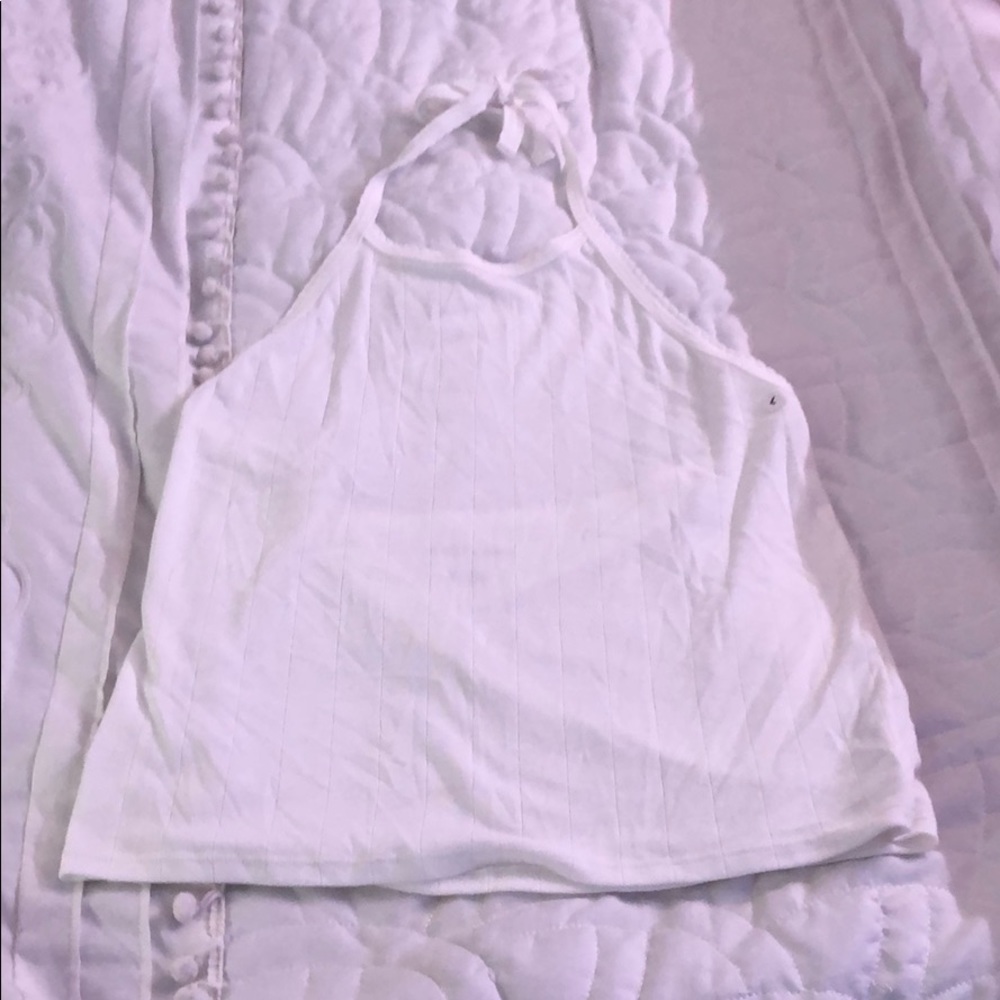 A tied tank top